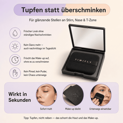 ECHANTÉ TIMIFLY™ Blotting Paper für ölige Haut und T-Zone